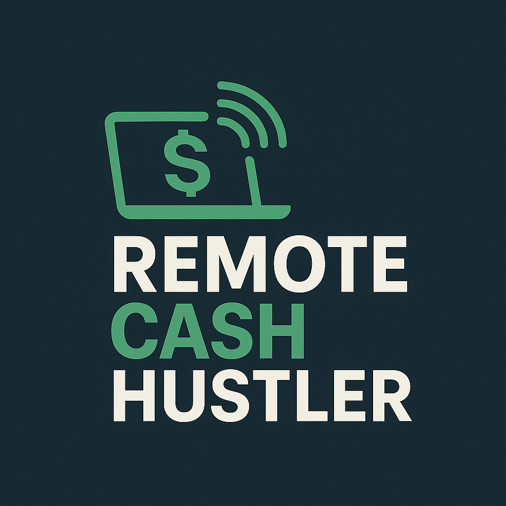 A picture of remote cash hustler symbolizing making money online, hustling, remote jobs.