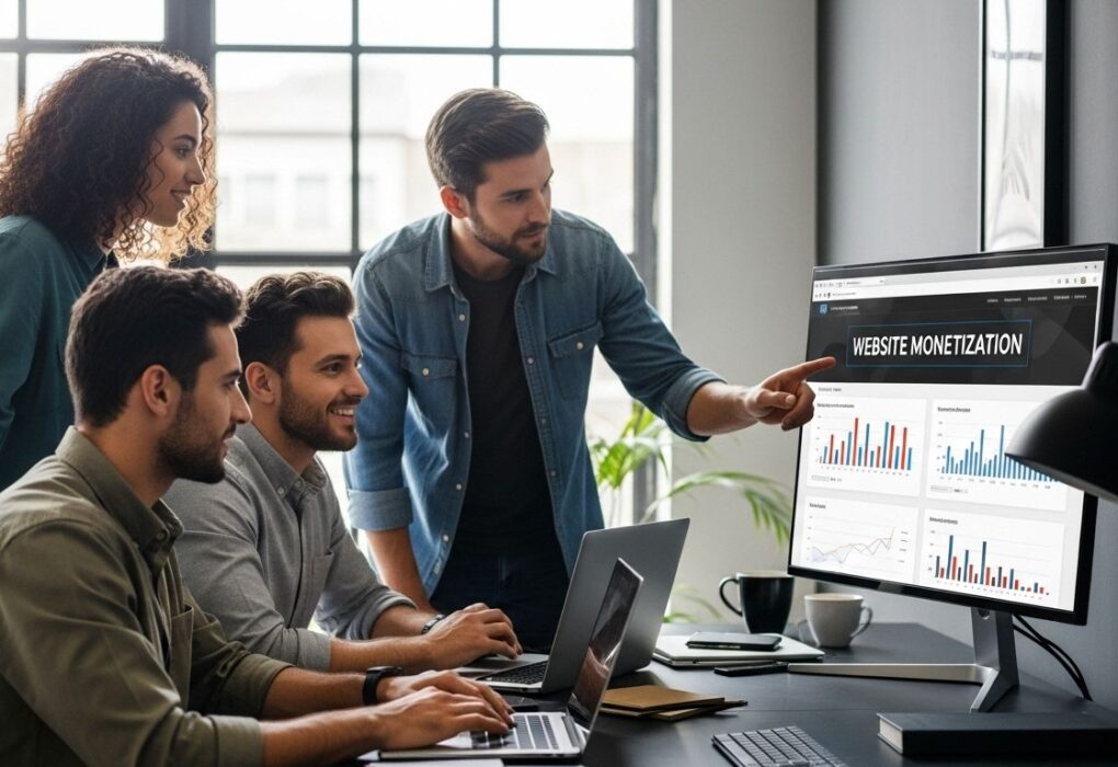 website monetization people workspace