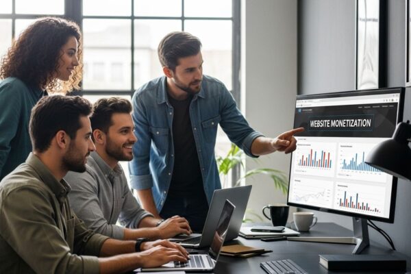 Understanding What is Website Monetization and How it Works website monetization people workspace